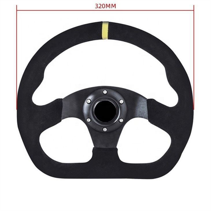 Black 320mm Steering Wheel