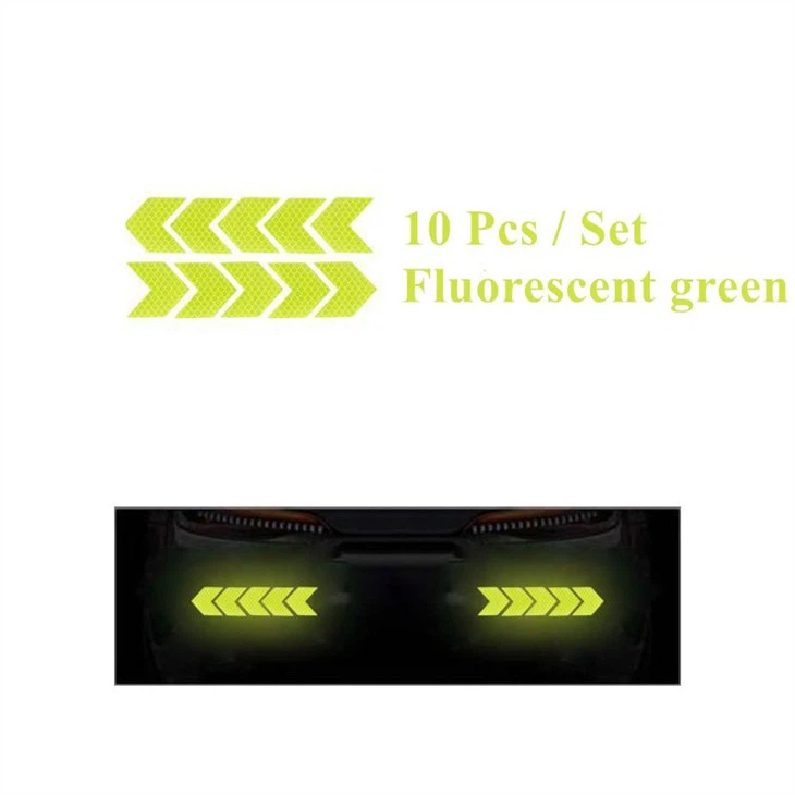 Reflective Safety Sticker -Fluorescentgreen
