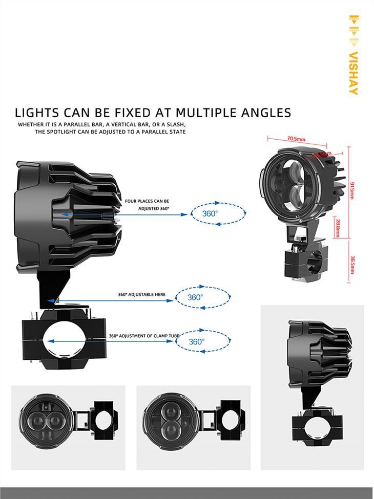 Universal Flash Spotlight Headlight